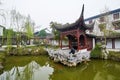 The pavilion and people