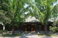 pavilion in the prince gong\'s mansion in beijing (china) Royalty Free Stock Photo