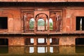 Pavilion in the red fort. New Delhi, India Royalty Free Stock Photo