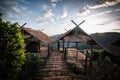 Pavilion for relaxing on Doi Pha Hi, Chiang Rai Province