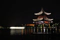 A pavilion at West Lake, Hangzhou, China