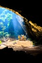 Pavillion in the cave,Thailand