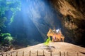 Pavillion in the cave,Thailand