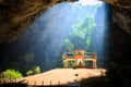 Pavillion in the cave,Thailand