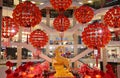 Pavillion mall beautiful Chinese New Year lantern decorations