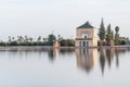 Pavillion on Menara Gardens at Marrakech, Morocco