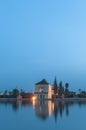 Pavillion on Menara Gardens at Marrakech, Morocco