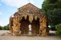 Pavillion and square in Sama Park, Spain