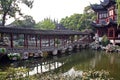 Pavillon in Yuyuan gardens, Shanghai, China Royalty Free Stock Photo