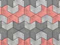 Paving block patterns design concepts. Geometric tile patterns wallpaper background. Royalty Free Stock Photo