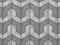 Paving block patterns design concepts. Geometric tile patterns wallpaper background Royalty Free Stock Photo
