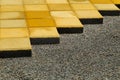Paving Block yellow,construction.