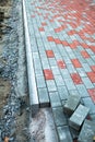 Paving the footpath