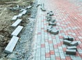 Paving the footpath