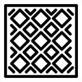 Paving icon, outline style