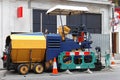 Paving machine Royalty Free Stock Photo