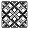 Paving patio icon, outline style Royalty Free Stock Photo