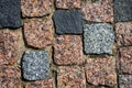 Paving stone made of natural stone
