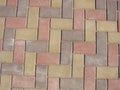 Paving stone old street background