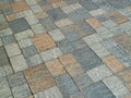 Paving stone patio