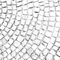 Paving stone pattern vector halftone texture overlay