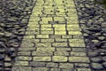 Paving stone towards light Royalty Free Stock Photo