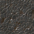 Paving stones abstract seamless generated hires texture Royalty Free Stock Photo