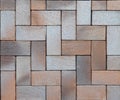 Paving stones pattern, pavement texture. Modern pavement background texture Royalty Free Stock Photo