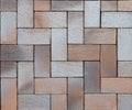 Paving stones pattern, pavement texture. Modern pavement background texture