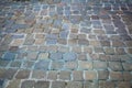 Paving Stones Road Texture. Royalty Free Stock Photo