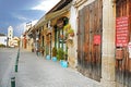 Pavlou Valsamaki street, a touristic street leading to The Church of Saint Lazarus, Larnaca, Cyprus Royalty Free Stock Photo