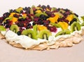 Pavlova dessert Royalty Free Stock Photo