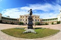 Pavlovsk Palace and Paul`s monument