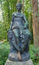 Pavlovsk park. The Old Sylvia (Twelve paths) statues. Clio.