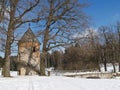 Pavlovsk. Pil tower and Pilbashenny Bridge