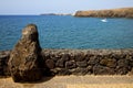 Pavment lanzarote spain Royalty Free Stock Photo