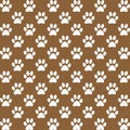 Paw prints pattern