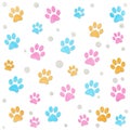 Paw prints