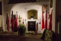 Pawel Adamowicz grave at Basilica of the Assumption of the Blessed Virgin Mary in Old Town of