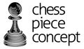 Pawn Chess Piece Vintage Woodcut Style Concept