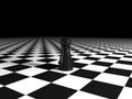 Pawn in infinite checkboard