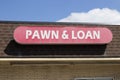 Pawn Shop and Loan Advance location. People in need of quick cash can sell or consign items for money. Royalty Free Stock Photo