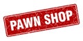 pawn shop sign. pawn shop grunge stamp. Royalty Free Stock Photo