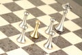 Pawn in trap Royalty Free Stock Photo