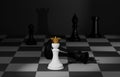 Pawn wins queen in chess