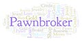 Pawnbroker word cloud.