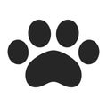 Pawprint clipart silhouette Footprints Logo