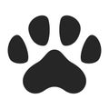 Pawprint Logo silhouette Footprints clipart