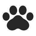 Paw print Footstep pet clipart icon