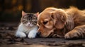 Paws and Play: Adorable Cat and Dog Duo Melt Hearts in a Cuteness Overload
